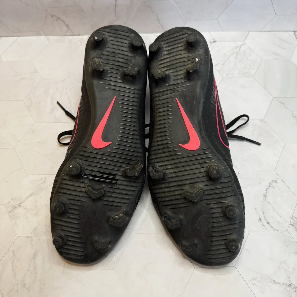 Nike Mercurial Cleats Black & Pink Soccer Football 8.5 US 42 EUR Unisex